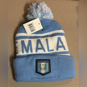 Guatemala kids Pom-Pom Beanie light Blue One size Fleence Lining